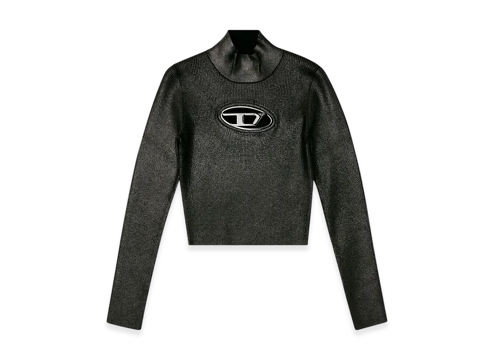 Diesel M-Valari-Tn Pullover Knit "Black/Silver"