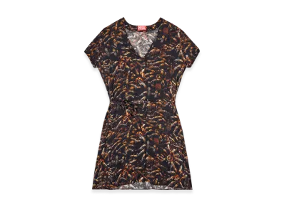 Diesel D-Ollish Short Sleeve Dress "Black"