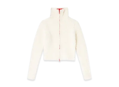 Diesel M-Eleonere Zip Cardigan With Contrast Interior "White"