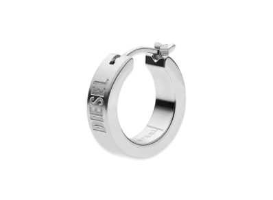 Diesel Dx1639040 Stainless Steel Hoop Earring "Silver"
