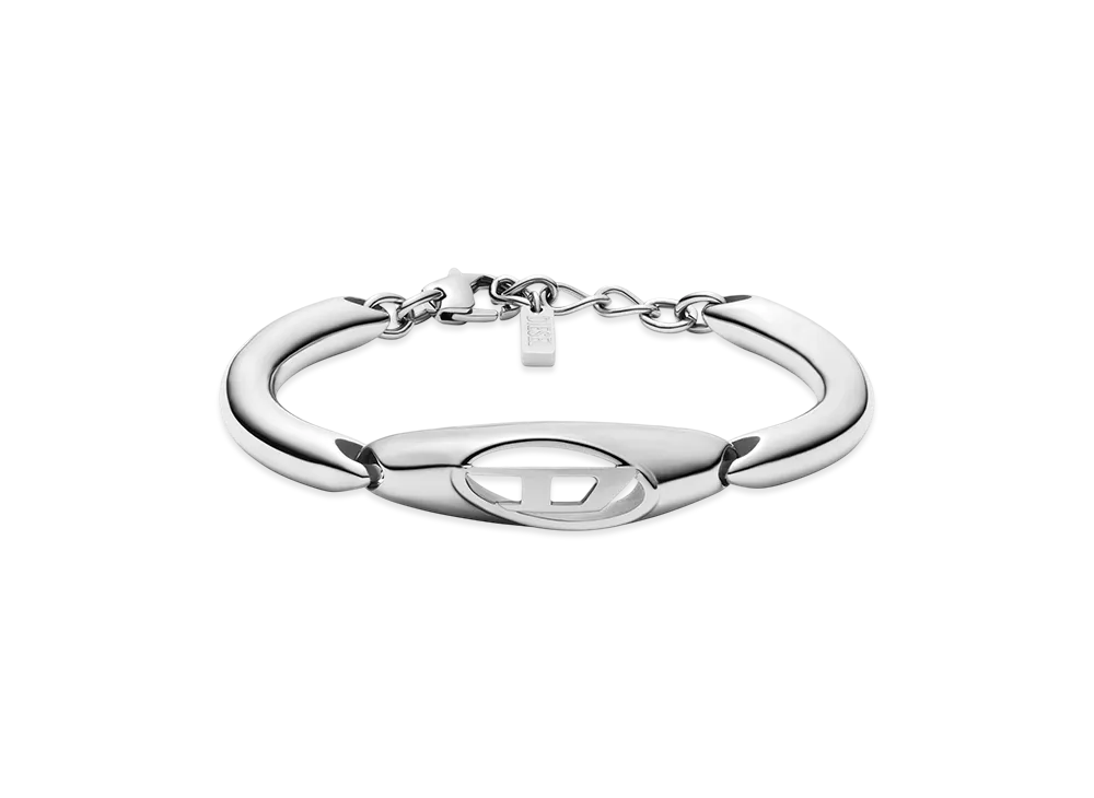 Diesel Dx1643040 Stainless Steel Bangle Bracelet "Silver"