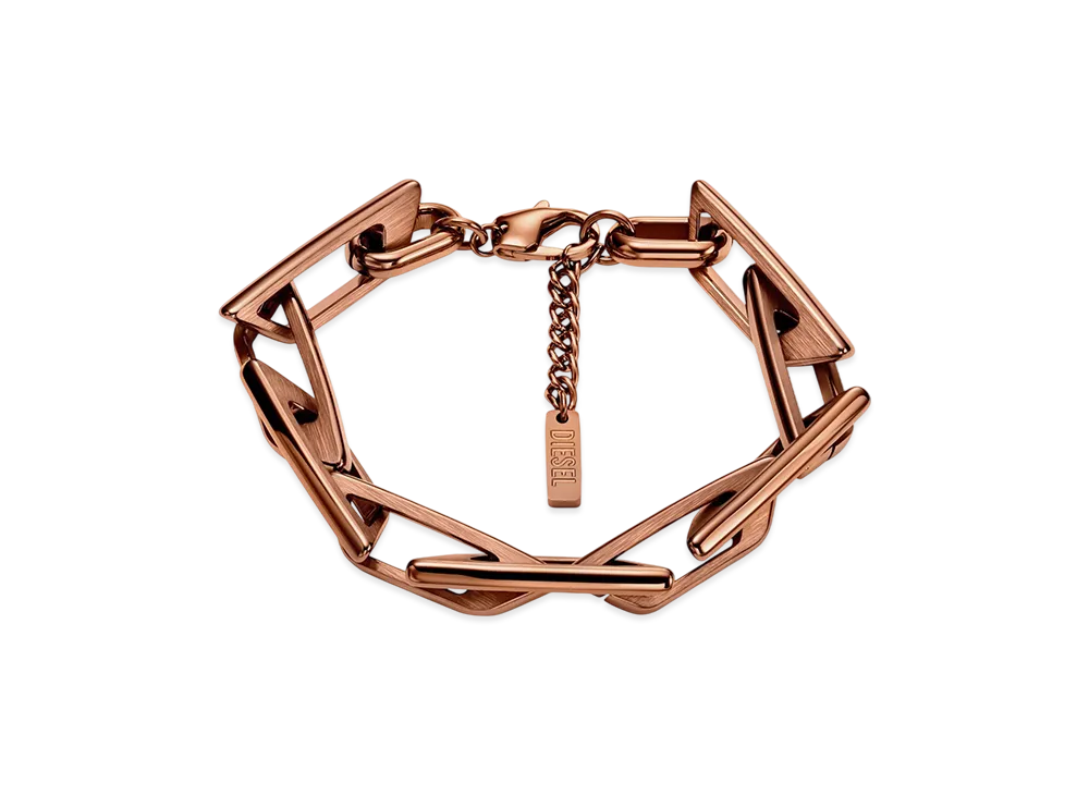 Diesel Dx1645200 Stainless Steel Chain Bracelet "Bronze"