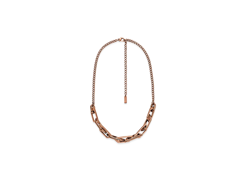Diesel Dx1646200 Stainless Steel Chain Necklace "Bronze"