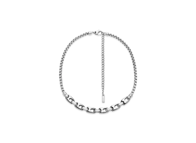 Diesel Dx1650040 Stainless Steel Chain Necklace "Silver"