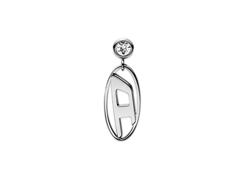 Diesel Dx1655040 Stainless Steel Drop Earring "Silver"