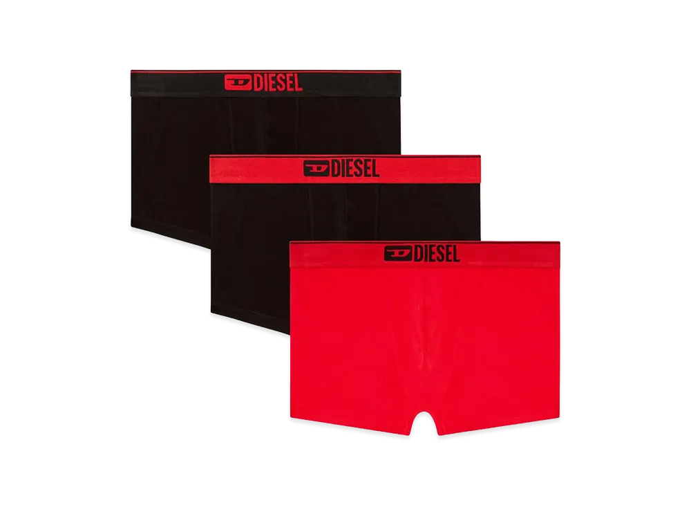 Diesel Boxer Pants 3-Pack "Red/Black"
