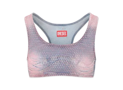 Diesel Women's De-Toppy-Fsd Top "Blue"
