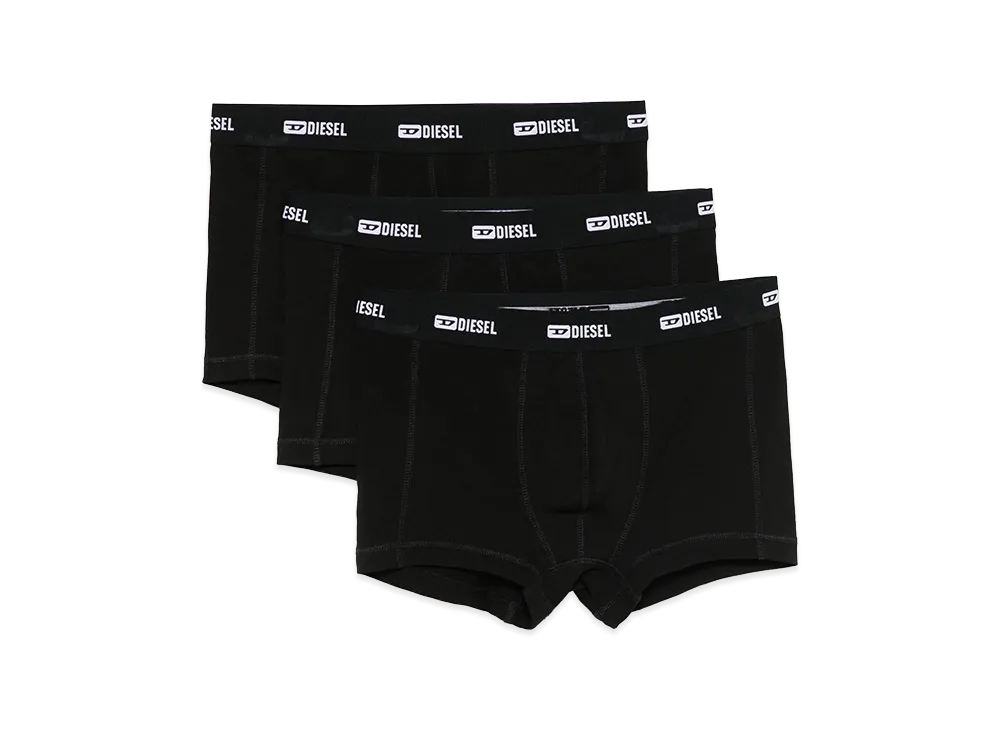 Diesel 3-Pack Boxer Shorts With Logo "Denim"