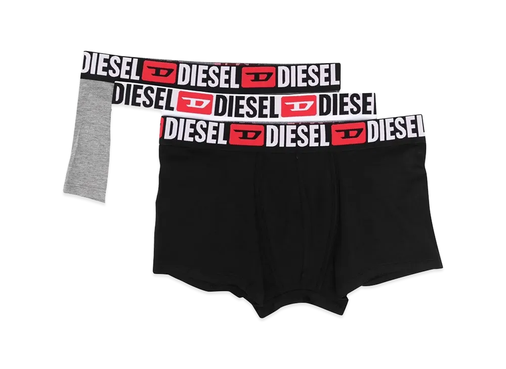 Diesel Stretch Cotton Boxer Set "Black/Grey/White"