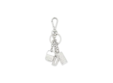 Diesel Women's Keychain "1Dr Multicharm" "Silver"