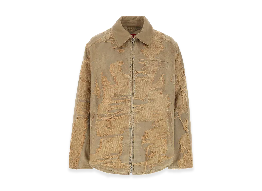 Diesel Cotton D-Ivar Jacket "Brown/Beige"