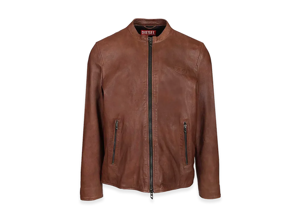 Diesel Leather Jacket "Brown"