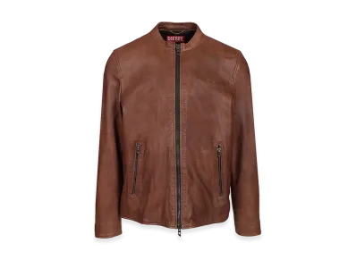 Diesel Leather Jacket "Brown"
