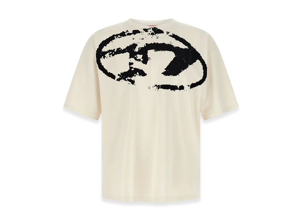 Diesel Cotton T-Boxt T-Shirt "White/Ivory"