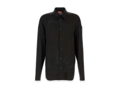 Diesel Stretch Acetate S-Frederic Shirt "Black"