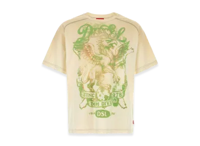 Diesel Cotton T-Griffo T-Shirt "Cream"