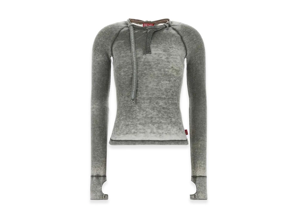 Diesel Women's Jersey T-Ecla T-Shirt "Grey"