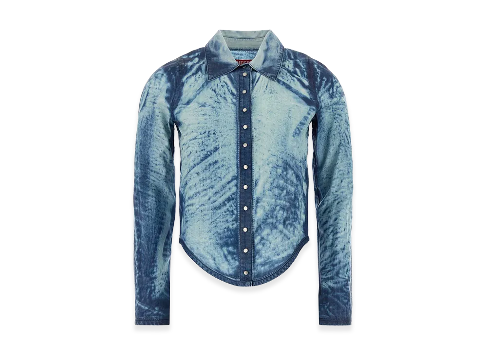 Diesel Women's Lyocell De-Lyria Shirt "Light Blue"