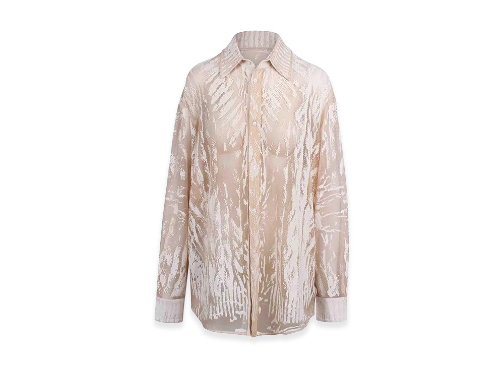 Diesel Women's Overy Transparent Shirt "Blue"