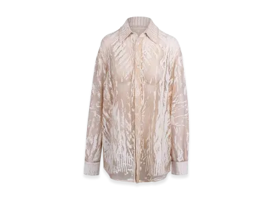 Diesel Women's Overy Transparent Shirt "Blue"