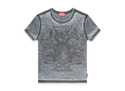 Diesel Women's T-Shirt "T-Uncuties-Long-Aa3" "Gray"