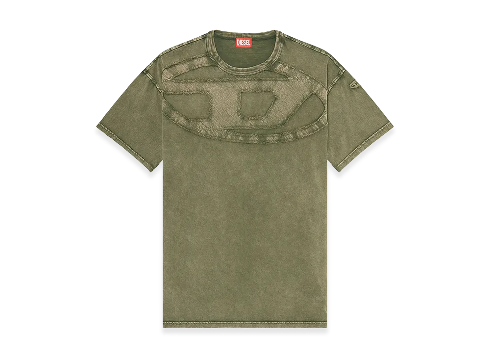Diesel T-Shirt Made Of Cotton "Green"