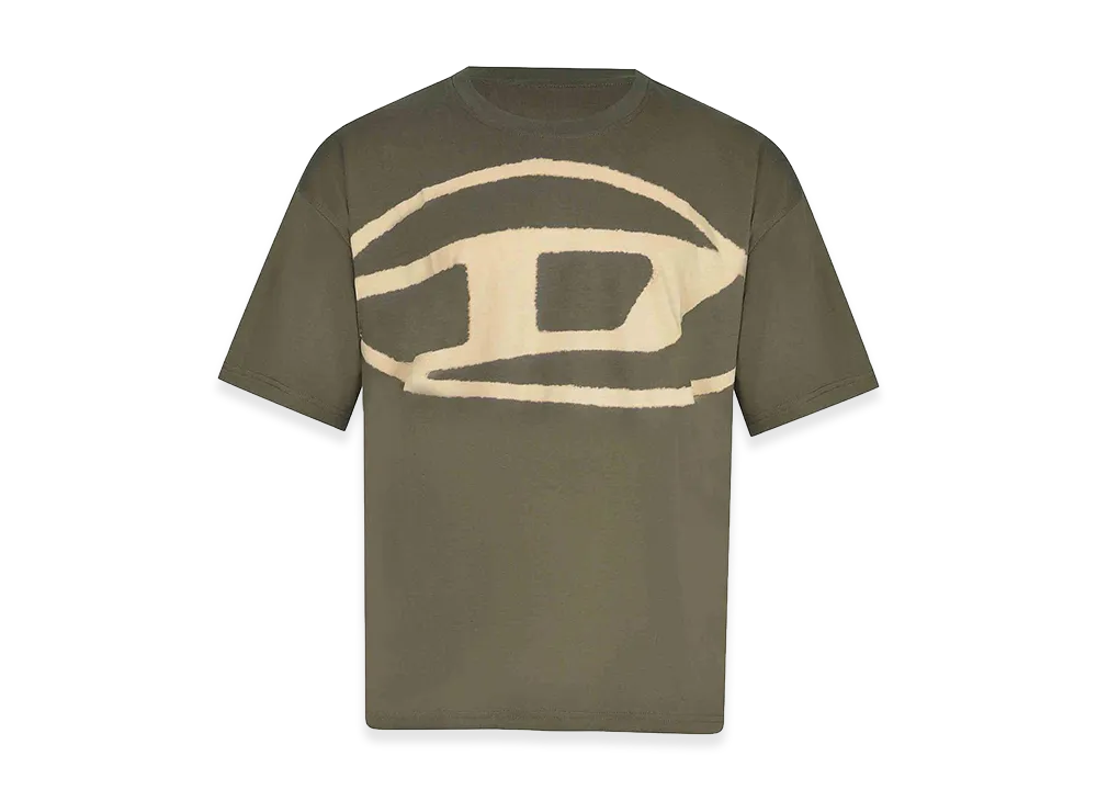 Diesel T-Shirt Made Of Cotton "Green"