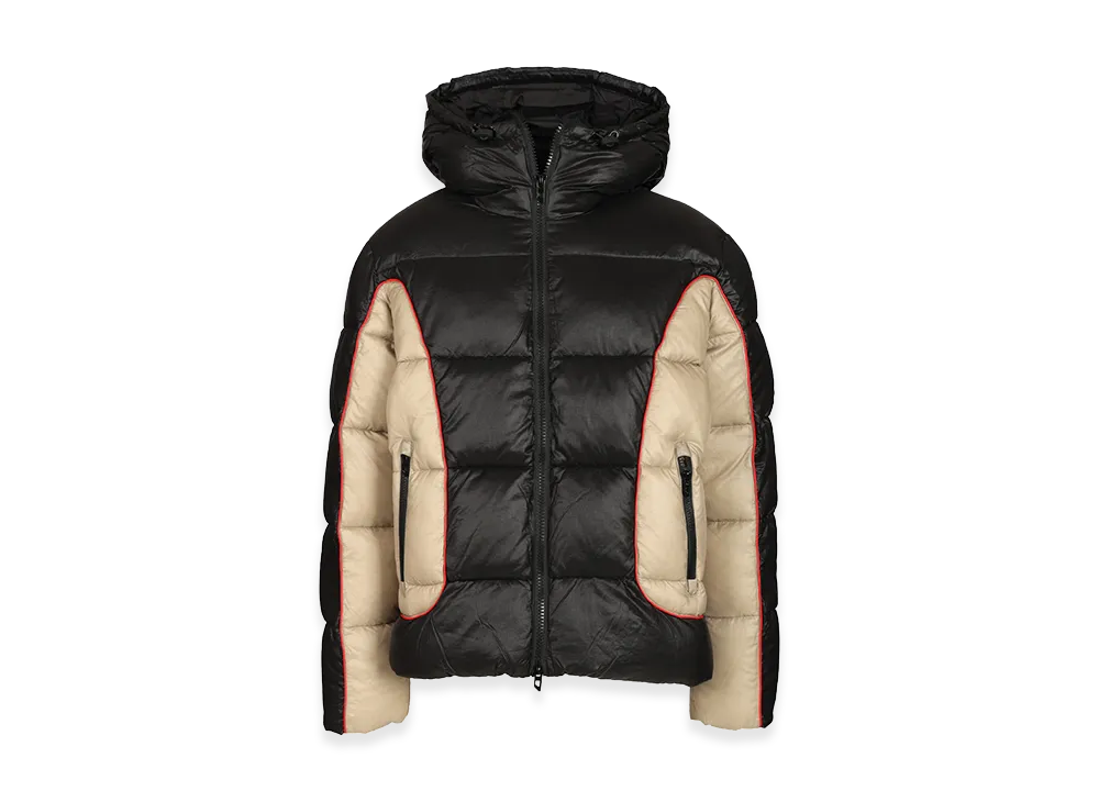 Diesel "W-Ostend" Hooded Down Jacket "Black"