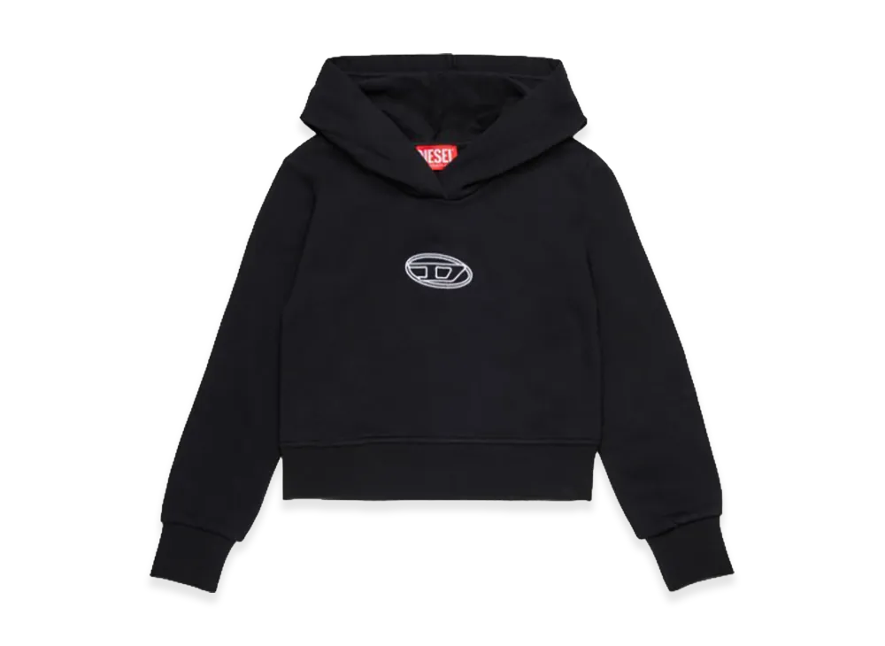 Diesel Women's Cotton Hoodie With Logo "Black"
