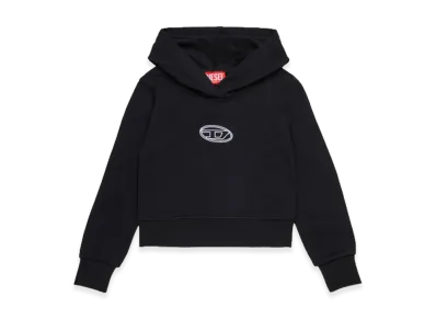Diesel Women's Cotton Hoodie With Logo "Black"
