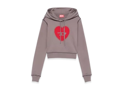 Diesel Women's F-Slimmy-Hood-S5 Hooded Sweater "Gray"