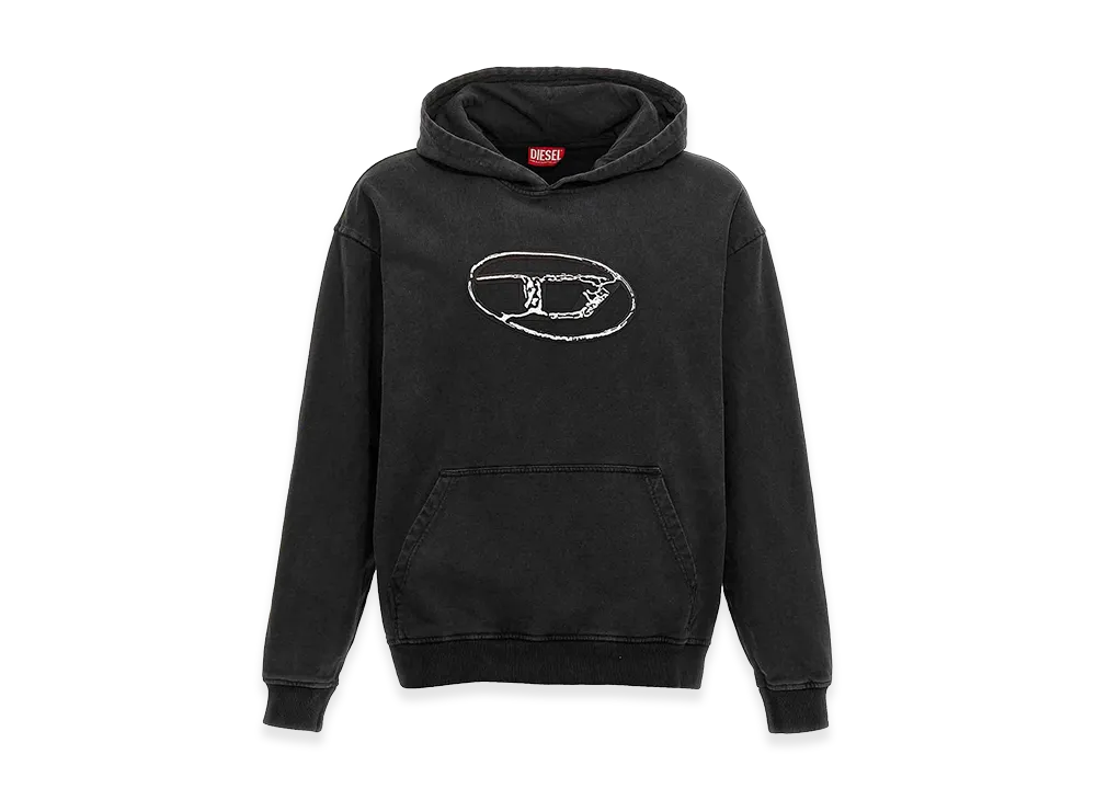 Diesel S-Boxt-Hood-Q7 Hoodie "Black"