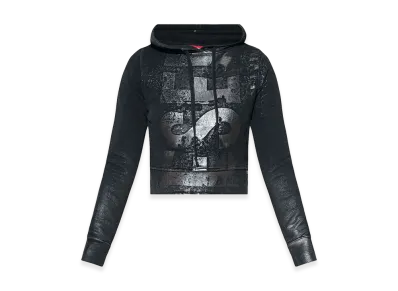 Diesel Women's `F-Slimmy` Hoodie "Black"