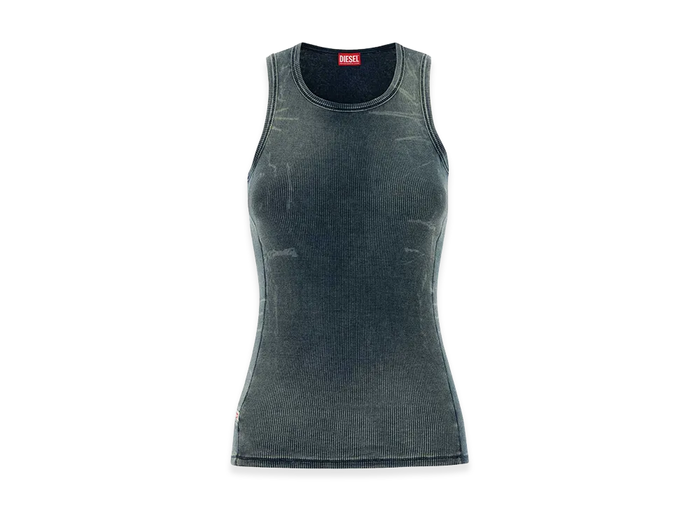 Diesel Women's Denim Stretch Cotton T-Go Tank Top "Blue"