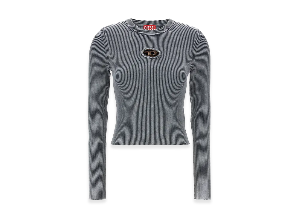 Diesel Women's Cotton M-Valary-R Top "Gray"