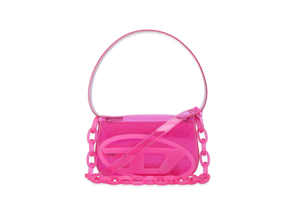 Diesel Women's Rubber 1Dr Shoulder Bag "Pink"