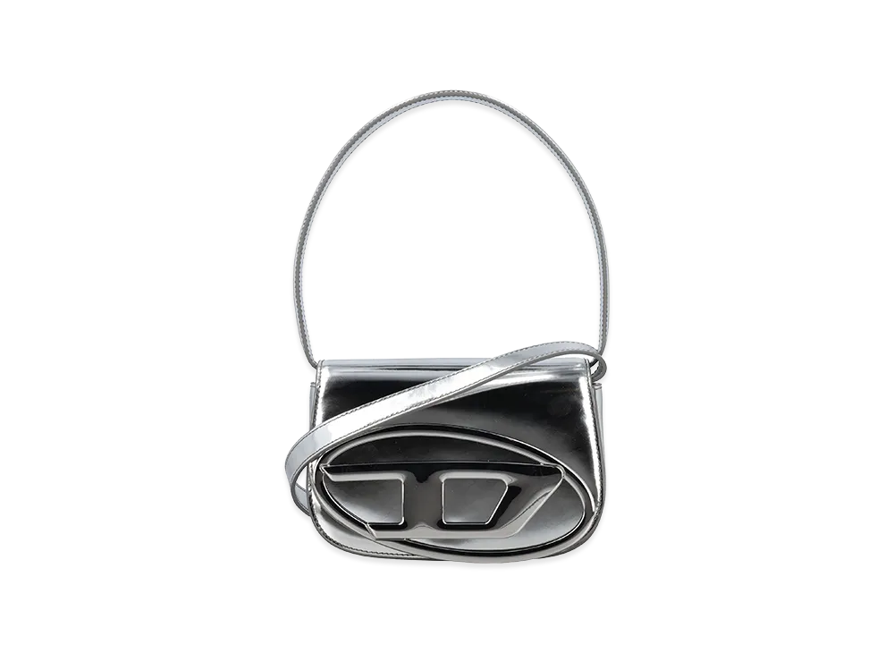 Diesel Women's Leather 1Dr Shoulder Bag "Silver"