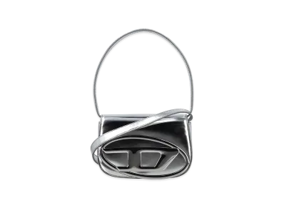 Diesel Women's Leather 1Dr Shoulder Bag "Silver"