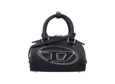 Diesel Women's Leather 1Dr Dome Handbag "Black"