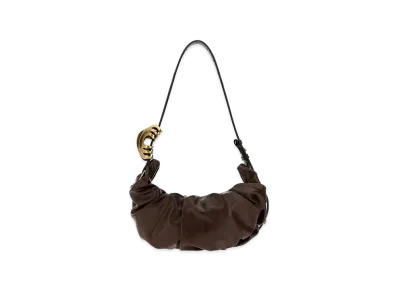 Diesel Women's Synthetic Leather Grab-D Shoulder Bag "Brown"