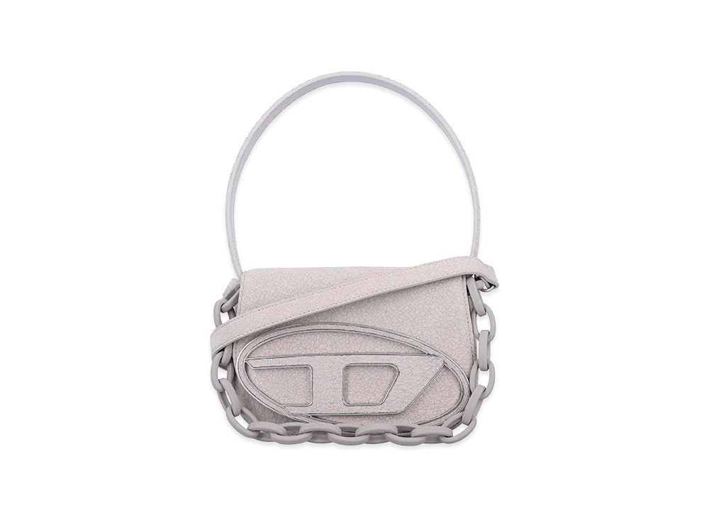 Diesel Women's Leather 1Dr Shoulder Bag "Grey"