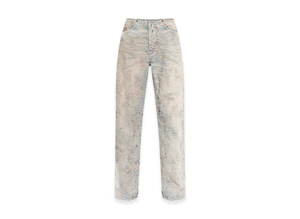 Diesel Women's Washed-Effect Jeans With Rips "Blue"