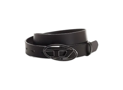 Diesel Women's "Oval D" Buckle Belt "Black"