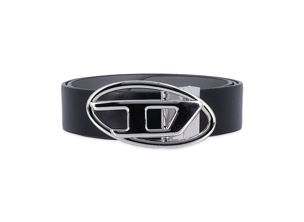 Diesel Women's B-1 Dr Reversible Belt With Logo "Black"