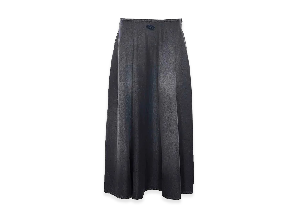 Diesel Women's De-Annie S3 Denim Skirt "Gray"