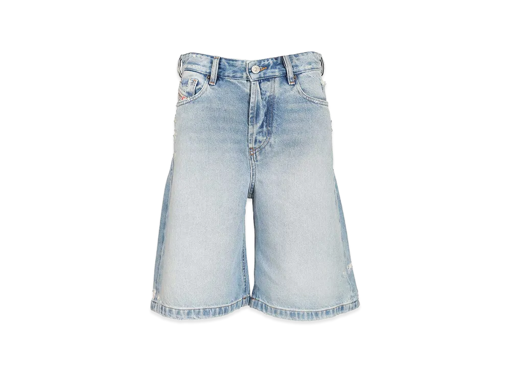 Diesel Women's De-Sire-Short Bermuda Shorts "Light Blue"