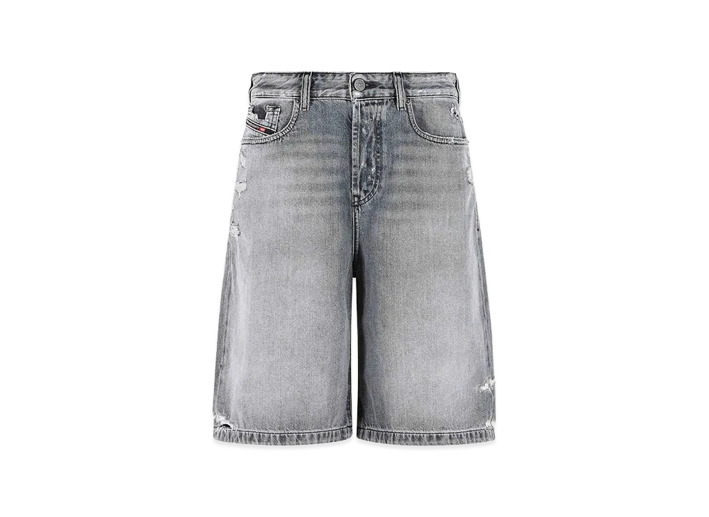 Diesel Women's Desire Cotton Shorts "Gray"