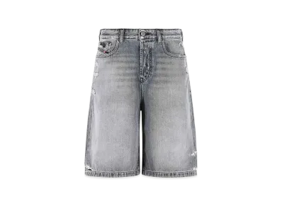 Diesel Women's Desire Cotton Shorts "Gray"