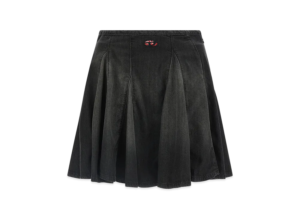 Diesel Women's De-Spiki-S Skirt "Black/Gray"