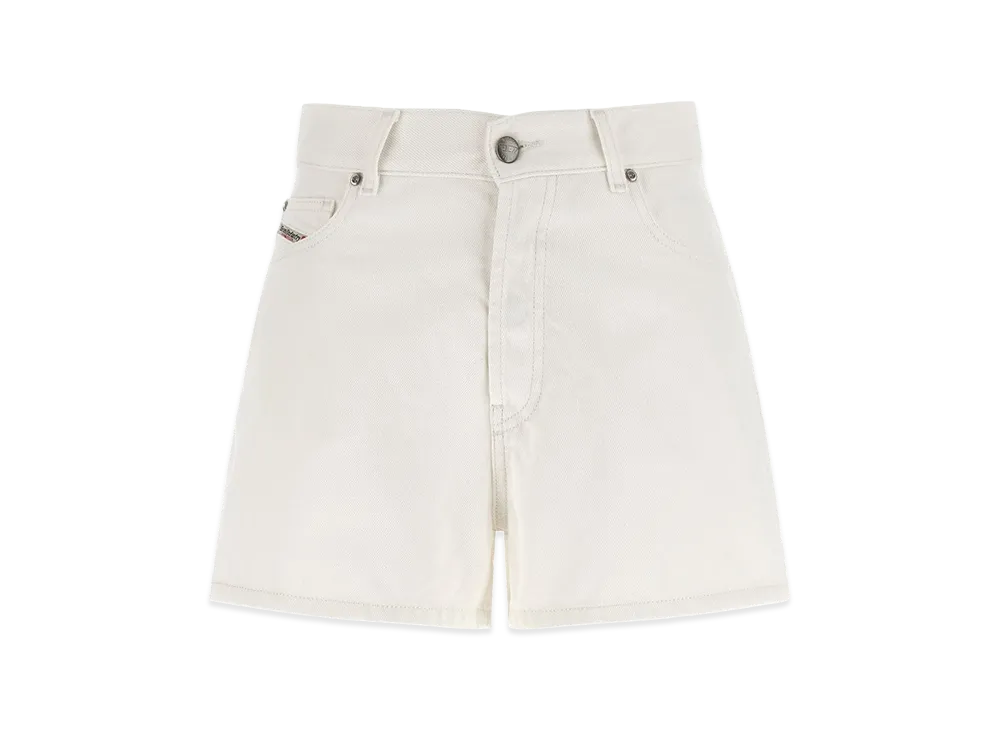 Diesel Women's Cotton Denim Shorts "White"